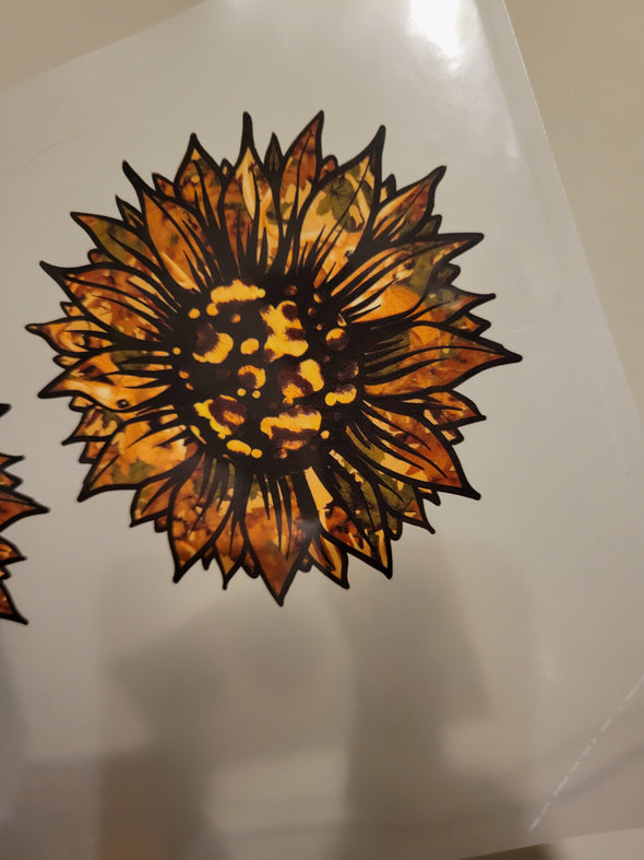 Camo Sunflower White Toner (Oki) Print