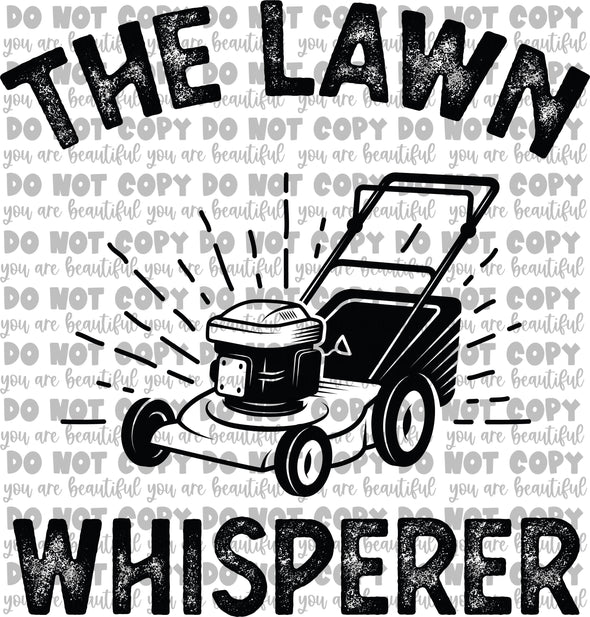 The Lawn Whisperer Sublimation Transfer