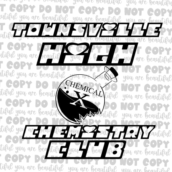 Townsville High Chemistry Club Sublimation Transfer