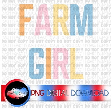 Farm Girl Digital Download