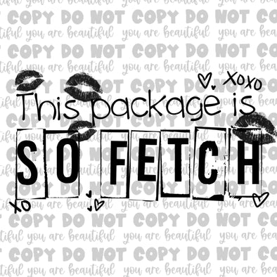 This Package Is So Fetch Thermal Sticker Pack