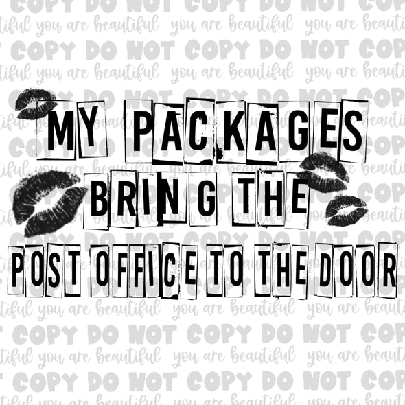 My Packages Bring The Post Office To The Door Thermal Sticker Pack