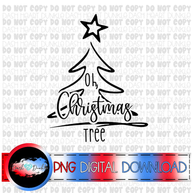 Oh Christmas Tree Digital Download