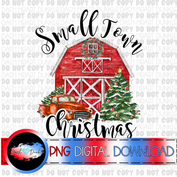 Small Town Christmas Digital Download