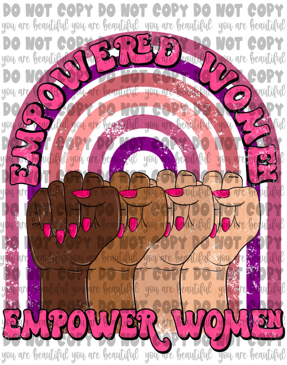 Empowered Women **DIGI PRINT/DTF/CLEAR FILM** TRANSFERS (NO MOQ)