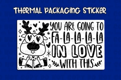 Fa-la-la-la-la In Love With This Thermal Sticker Pack