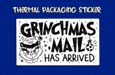 Christmas Mail Has Arrived Thermal Sticker Pack