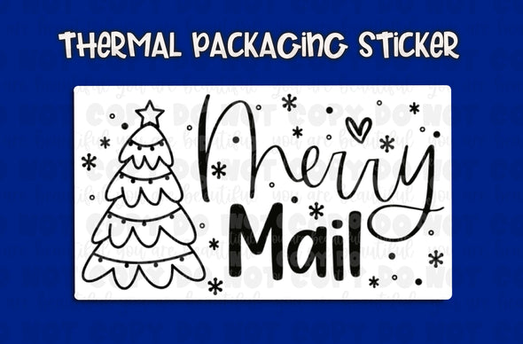 Merry Mail Thermal Sticker Pack