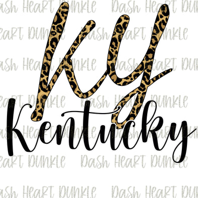 Animal Print KY Kentucky Digital Download