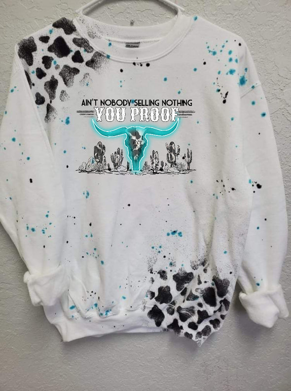Ain't Nobody Selling Nothing Sublimation Transfer
