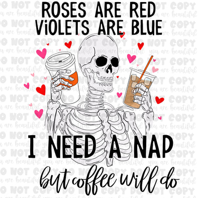 Color Roses Are Red But Coffee Will Do Orange Sublimation Transfer