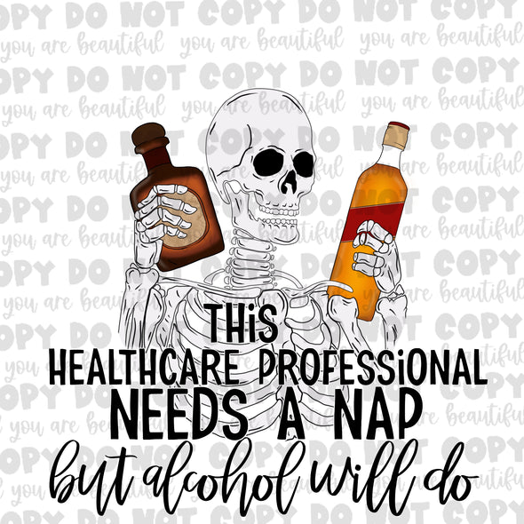 Color This Healthcare Professional  But Alcohol Will Do Sublimation Transfer