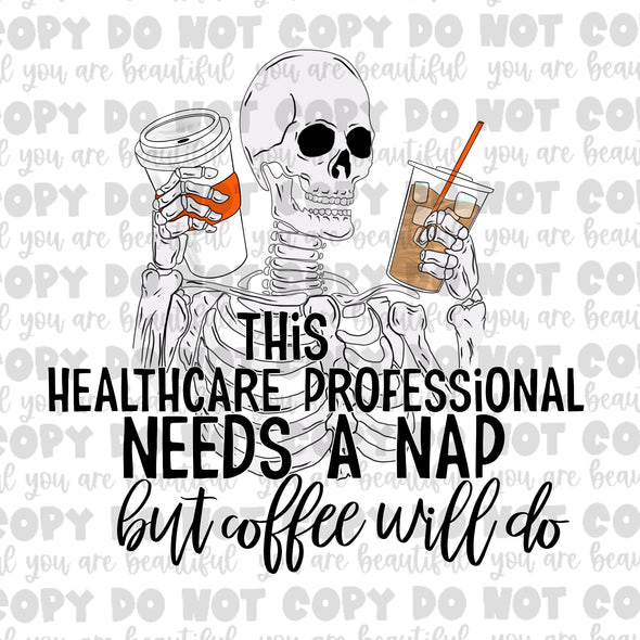 Color This Healthcare Professional  But Coffee Orange Do Sublimation Transfer