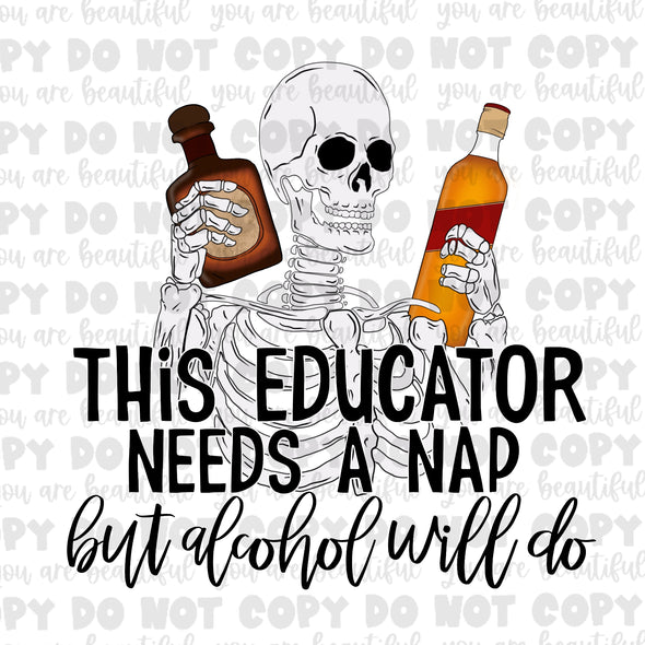 Color This Educator But Alcohol Will Do Sublimation Transfer