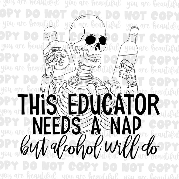 Black This Educator But Alcohol Will Do Sublimation Transfer