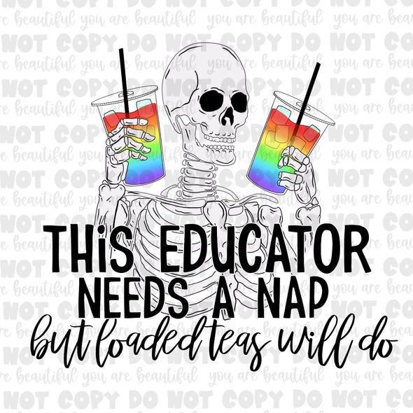 Color This Educator But Loaded Teas Do Sublimation Transfer