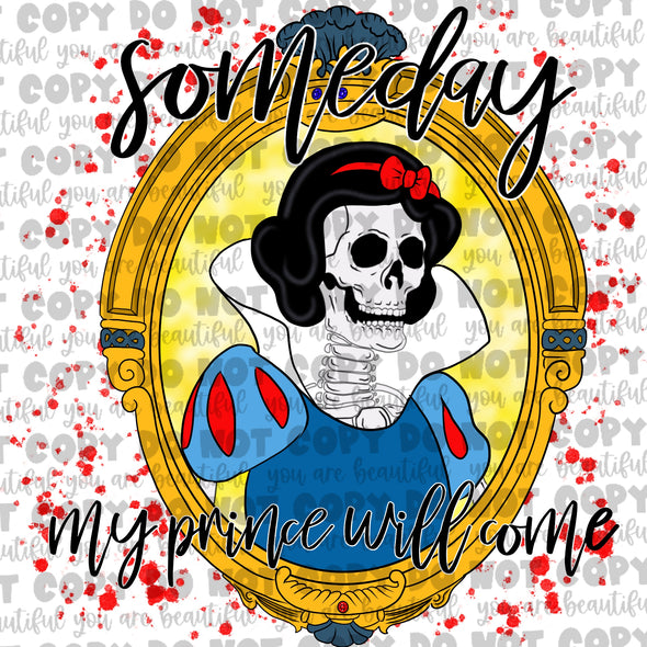 Someday My Prince Will Come **DIGI PRINT/DTF/CLEAR FILM** TRANSFERS (NO MOQ)