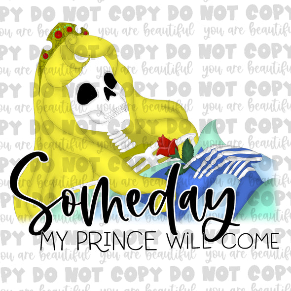 Someday My Prince Will Come Sublimation Transfer
