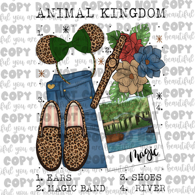 Animal Kingdom **DIGI PRINT/DTF/CLEAR FILM** TRANSFERS (NO MOQ)